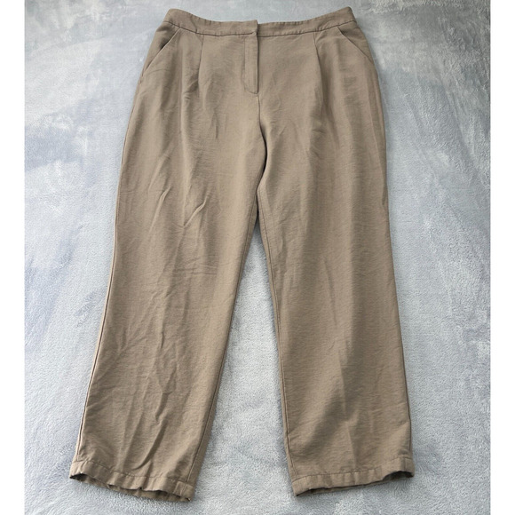 Leith Women High Waisted‎ Trouser Pants Workwear Classic Business Casual Size XL - Picture 2 of 13